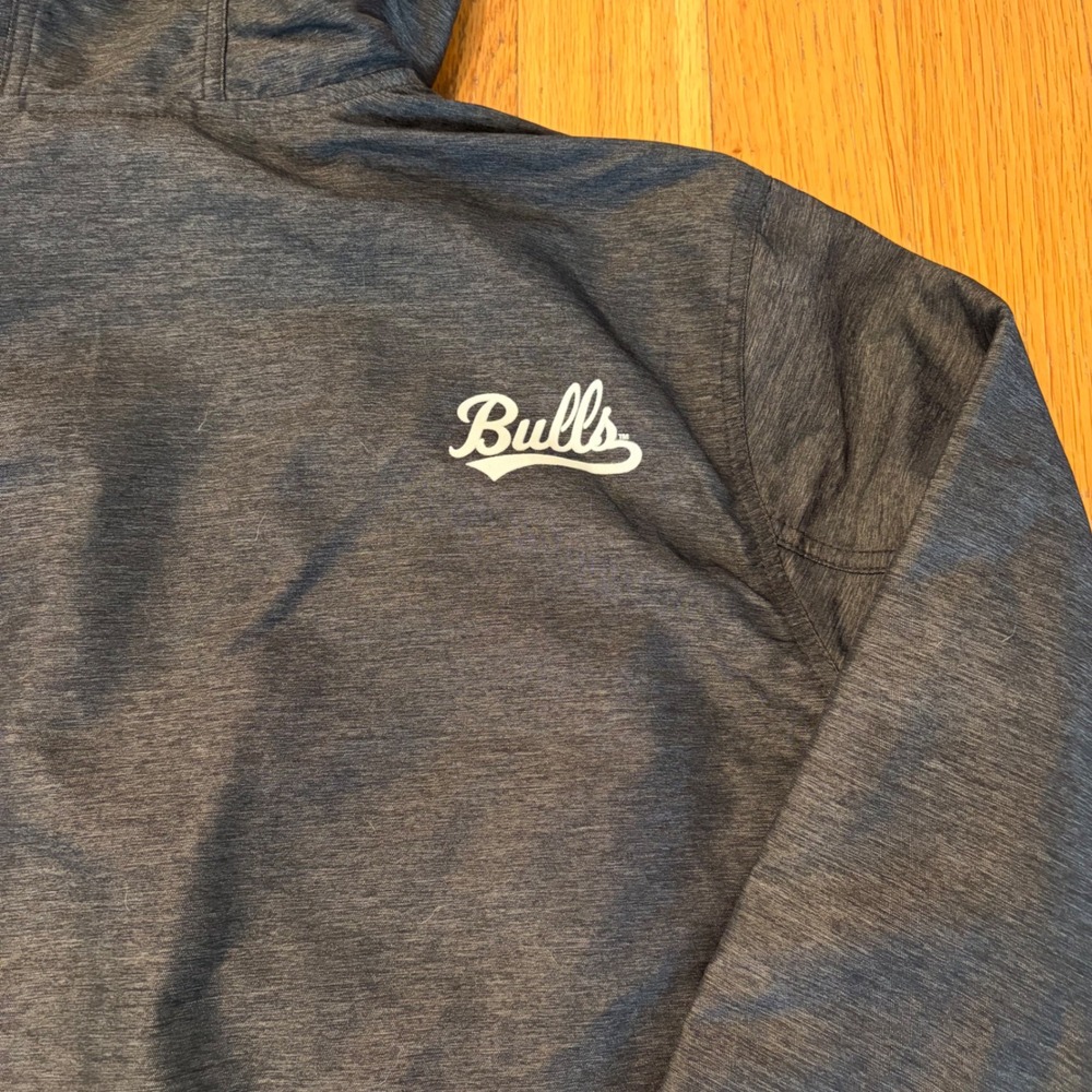 Under Armour Storm1 Durham Bulls Jacket Mens 2XL Gray Hooded Full Zip Rain Coat - Picture 6 of 12